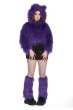 画像2: BUFFY FUZZY / PURPLE / ファーレッグウォーマー【Banned Apparel】 (2)