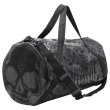 画像1: Skull Black Barrel Bag / ボストンバッグ【KREEPSVILLE 666】 (1)