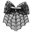 画像2: Spiderweb Lace Hair Bow / ヘアクリップ【KREEPSVILLE 666】 (2)