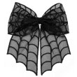 画像1: Spiderweb Lace Hair Bow / ヘアクリップ【KREEPSVILLE 666】 (1)