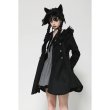 画像2: Velvet cat ear bonnet / ボンネット【DARK IN LOVE】 (2)