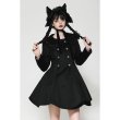 画像3: Velvet cat ear bonnet / ボンネット【DARK IN LOVE】 (3)