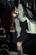 画像2: Dark back super batwing vest / ベスト【DARK IN LOVE】 (2)