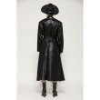 画像5: Black deep sea hunter leather long coat / ロングジャケット【DARK IN LOVE】 (5)