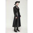 画像4: Black deep sea hunter leather long coat / ロングジャケット【DARK IN LOVE】 (4)