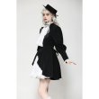 画像3: Black and white contrast puff sleeve dress / ワンピース【DARK IN LOVE】 (3)