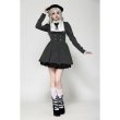 画像7: Striped ruffle scholarly academy dress / ワンピース【DARK IN LOVE】 (7)