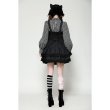 画像5: Dark striped double-breasted doll dress / サロペットスカート【DARK IN LOVE】 (5)