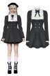 画像2: Striped ruffle scholarly academy dress / ワンピース【DARK IN LOVE】 (2)