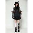 画像3: Dark striped double-breasted doll dress / サロペットスカート【DARK IN LOVE】 (3)