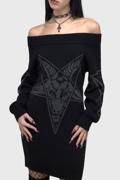 画像1: Demontorn Sweater Dress / ニットワンピース【KILL STAR】 (1)