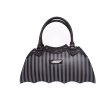 画像2: Pinstripe Bat Handbag / ハンドバッグ【Rock Rebel】 (2)