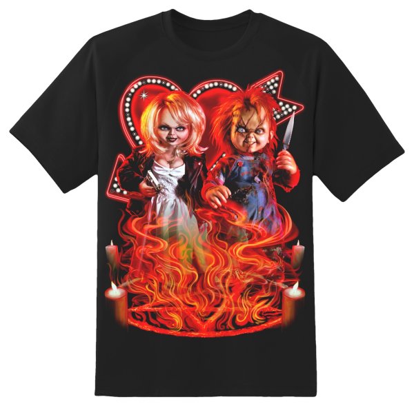 画像1: Bride of Chucky Unisex Tee / Tシャツ【Rock Rebel】 (1)