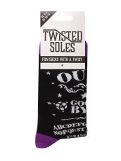 画像4: Twisted Soles Ouija Adult Socks / Purple /ソックス【GRINDSTORE】 (4)