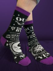 画像1: Twisted Soles Ouija Adult Socks / Purple /ソックス【GRINDSTORE】 (1)