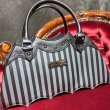 画像6: Pinstripe Bat Handbag / ハンドバッグ【Rock Rebel】 (6)