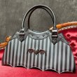 画像5: Pinstripe Bat Handbag / ハンドバッグ【Rock Rebel】 (5)