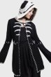 画像2: Scraps Hooded Cardigan / フードカーディガン【KILL STARxCORPSE BRIDE】 (2)