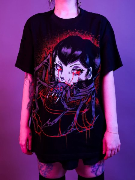 画像1: Crawler / Pinku Kult  / Tシャツ【GRINDSTORE】 (1)