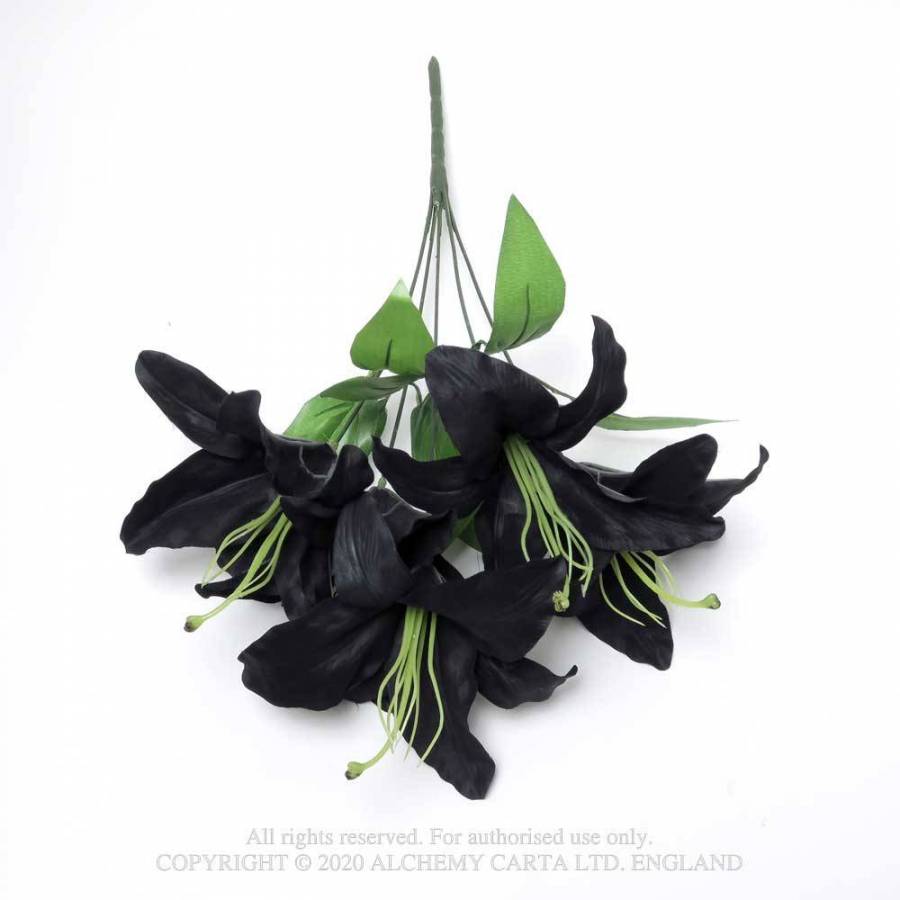 BLACK LILY BUNCH / 造花【Alchemy Gothic】 | Spider Rock Web