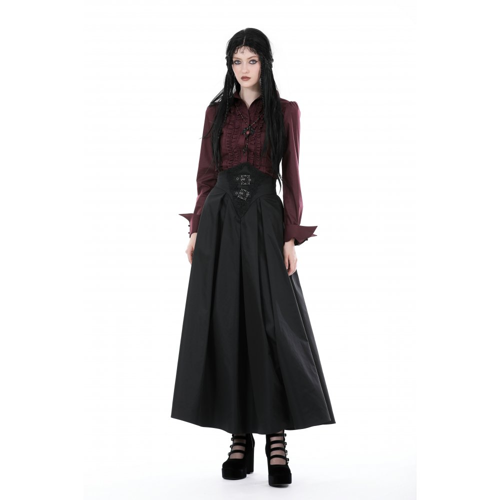 Gothic retro pattern long skirt / スカート【DARK IN LOVE 