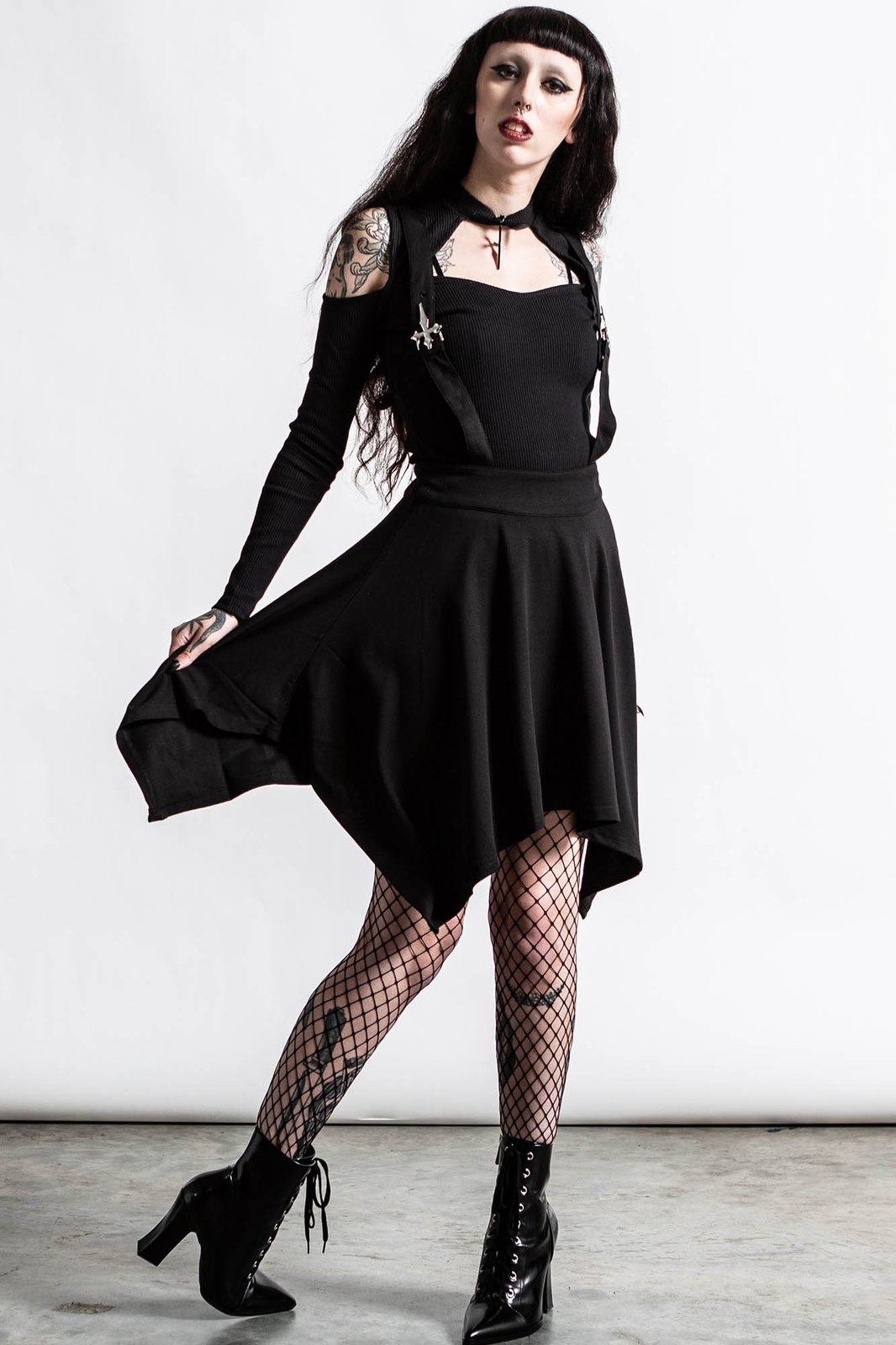 Aggie Suspender Skirt / スカート【KILL STAR】 | Spider Rock Web