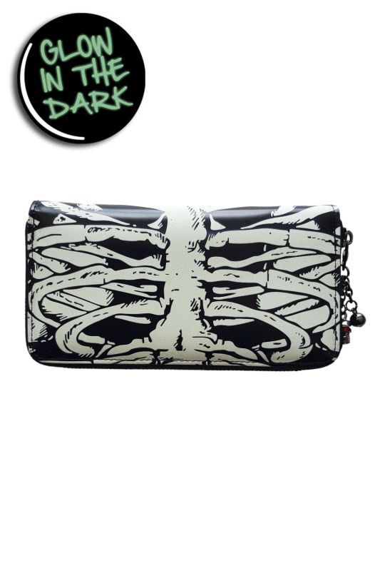 GLOW IN THE DARK SKELETON WALLET / 蓄光 / 財布【Banned Apparel