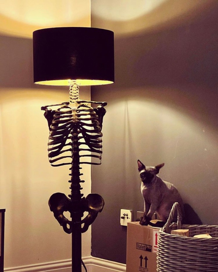 受注生産】The Skeleton Floor Lamp/フロアランプ【THE BLACKENED