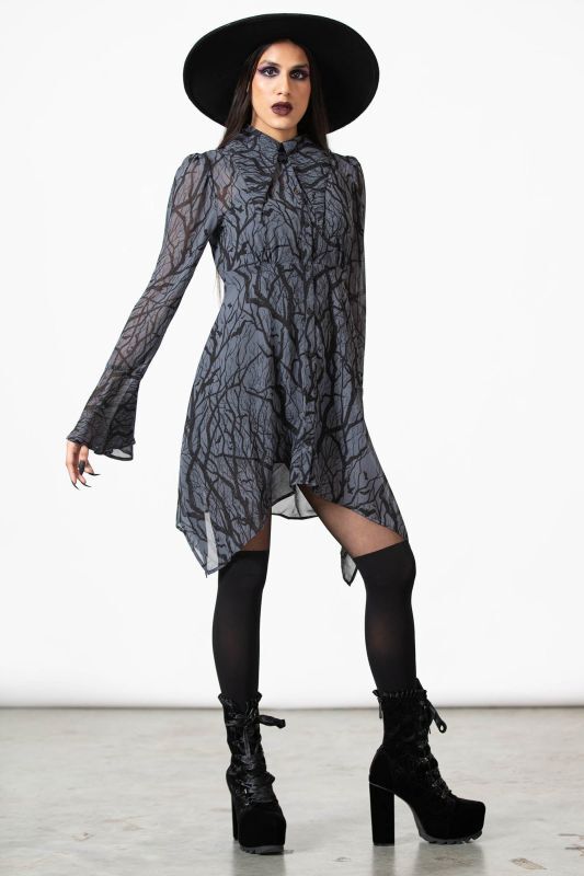 WOODLAND WITCH COLLAR DRESS / ワンピース【KILL STAR】 | Spider